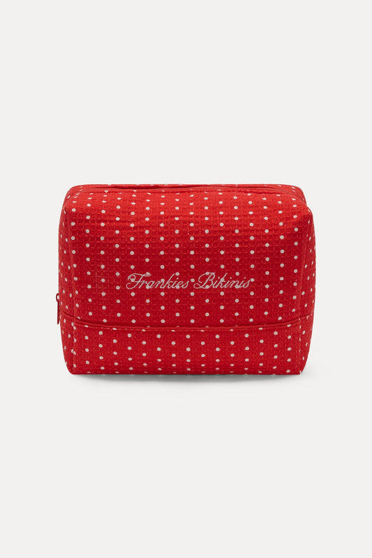 Holiday Cosmetic Bag - Holiday Dot | Frankies Bikinis