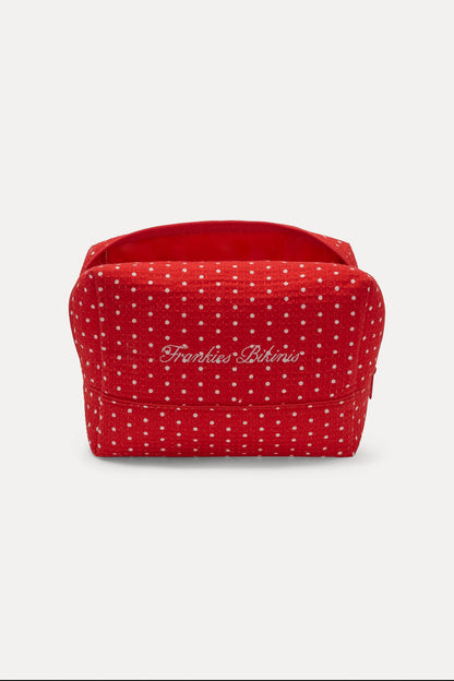 Holiday Cosmetic Bag - Holiday Dot | Frankies Bikinis