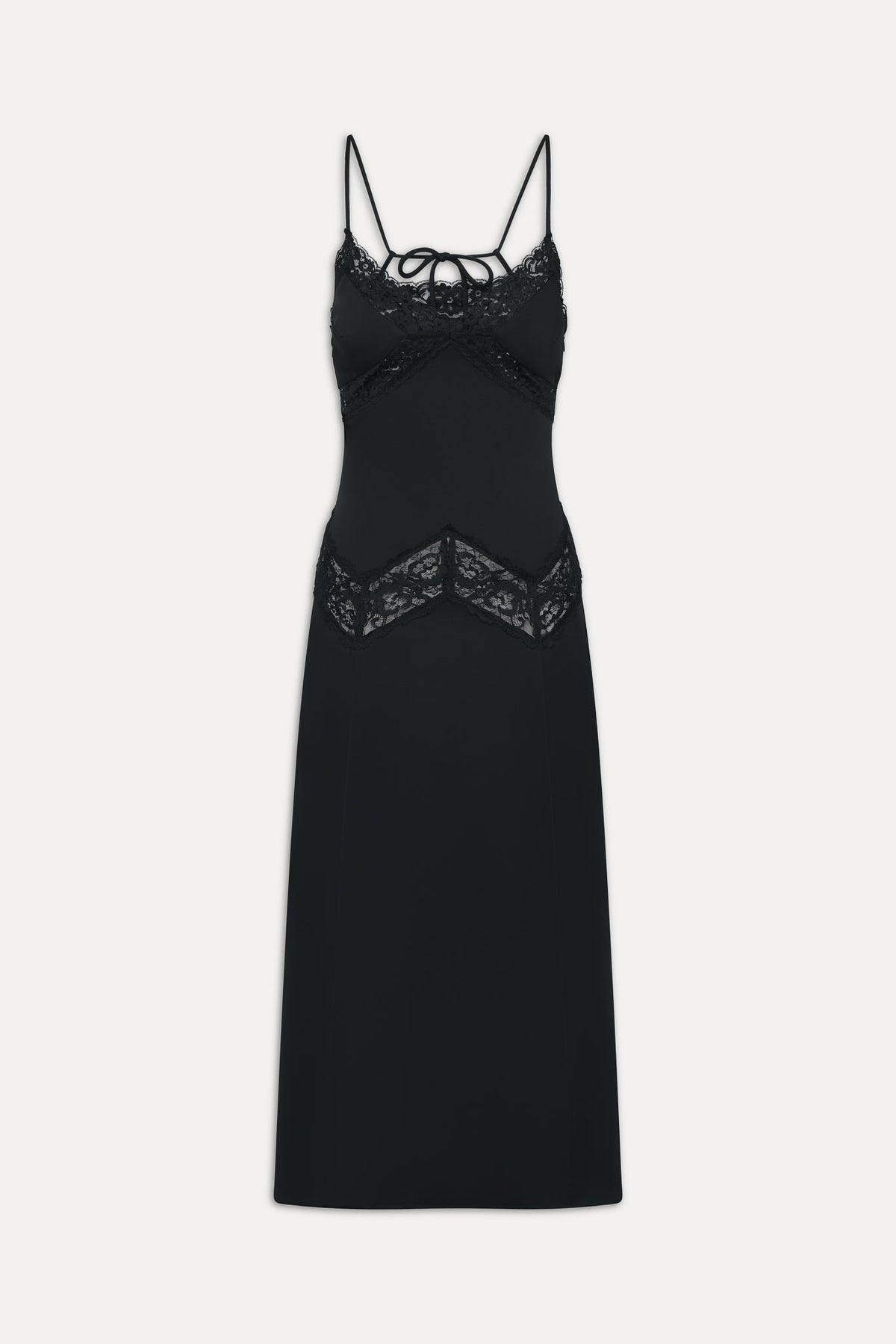 Ethereal Satin Lace Maxi Dress - Meet Me At Dusk | Frankies Bikinis