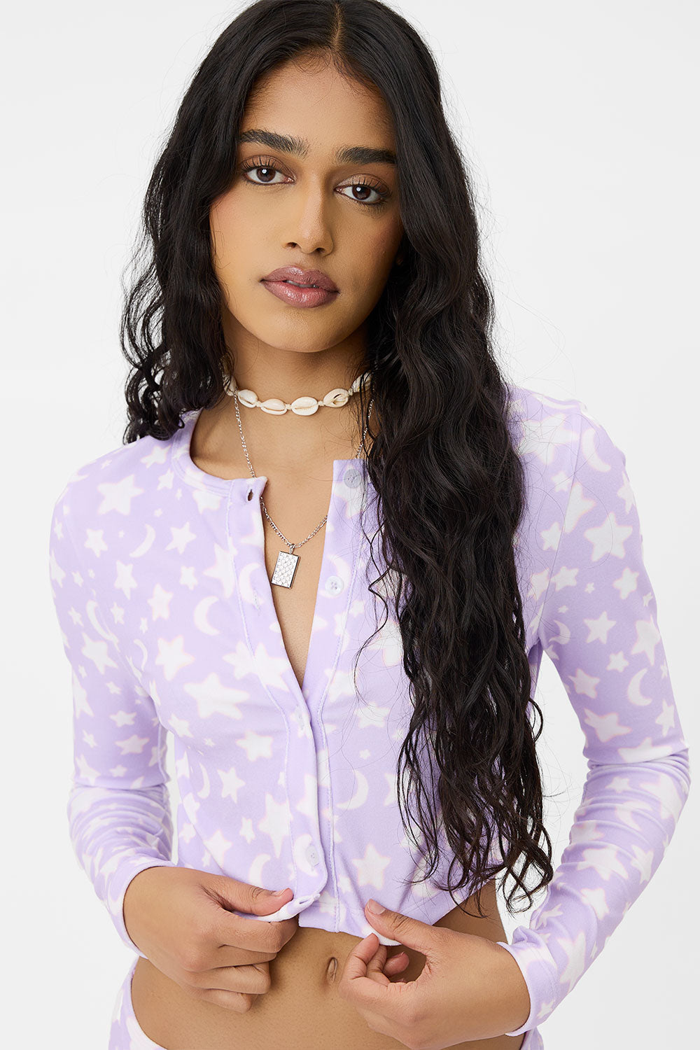 Cheri Terry Cardigan Sweater - Luna | Frankies Bikinis
