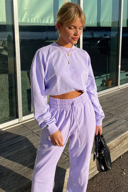 Frank Oversized Sweatpants - Lilac | Frankies Bikinis