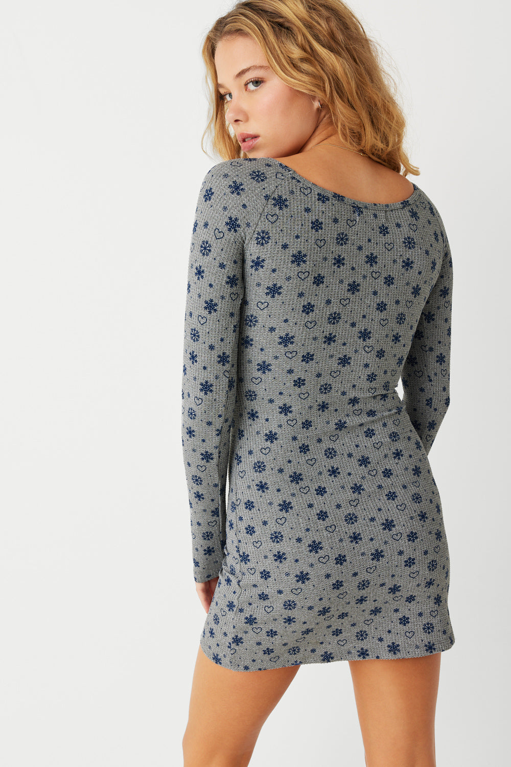 Lumi Waffle Mini Dress - Apres Ski | Frankies Bikinis