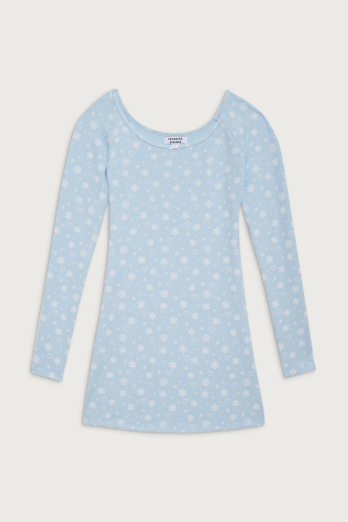 Lumi Waffle Mini Dress - Flurries | Frankies Bikinis