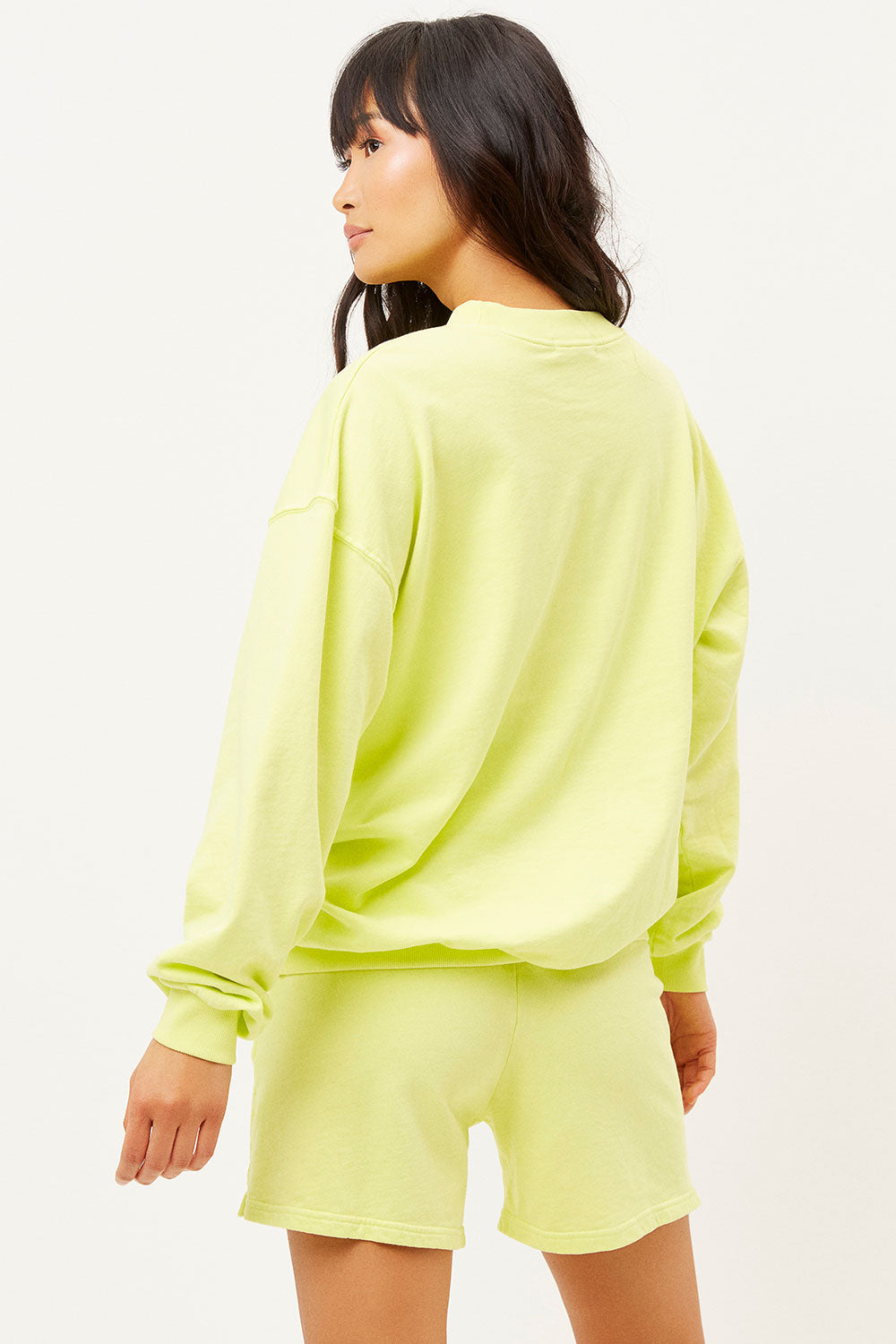 Bennie Oversized Crewneck Sweatshirt - Lemonade | Frankies Bikinis