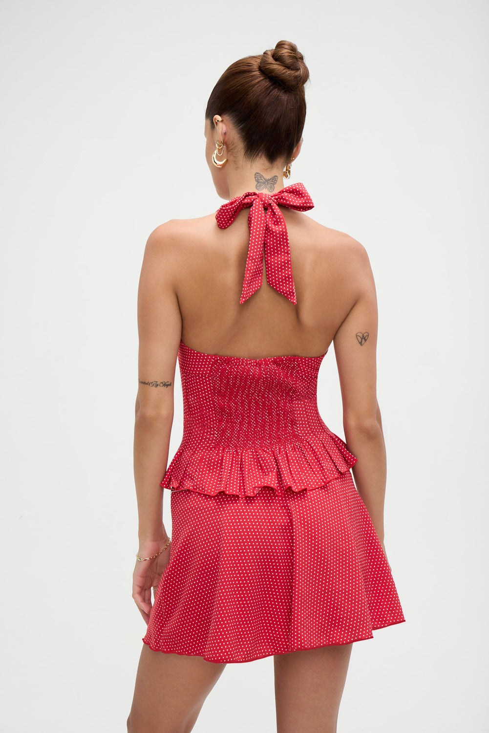 Angeline Mini Skirt - Ladybug | Frankies Bikinis