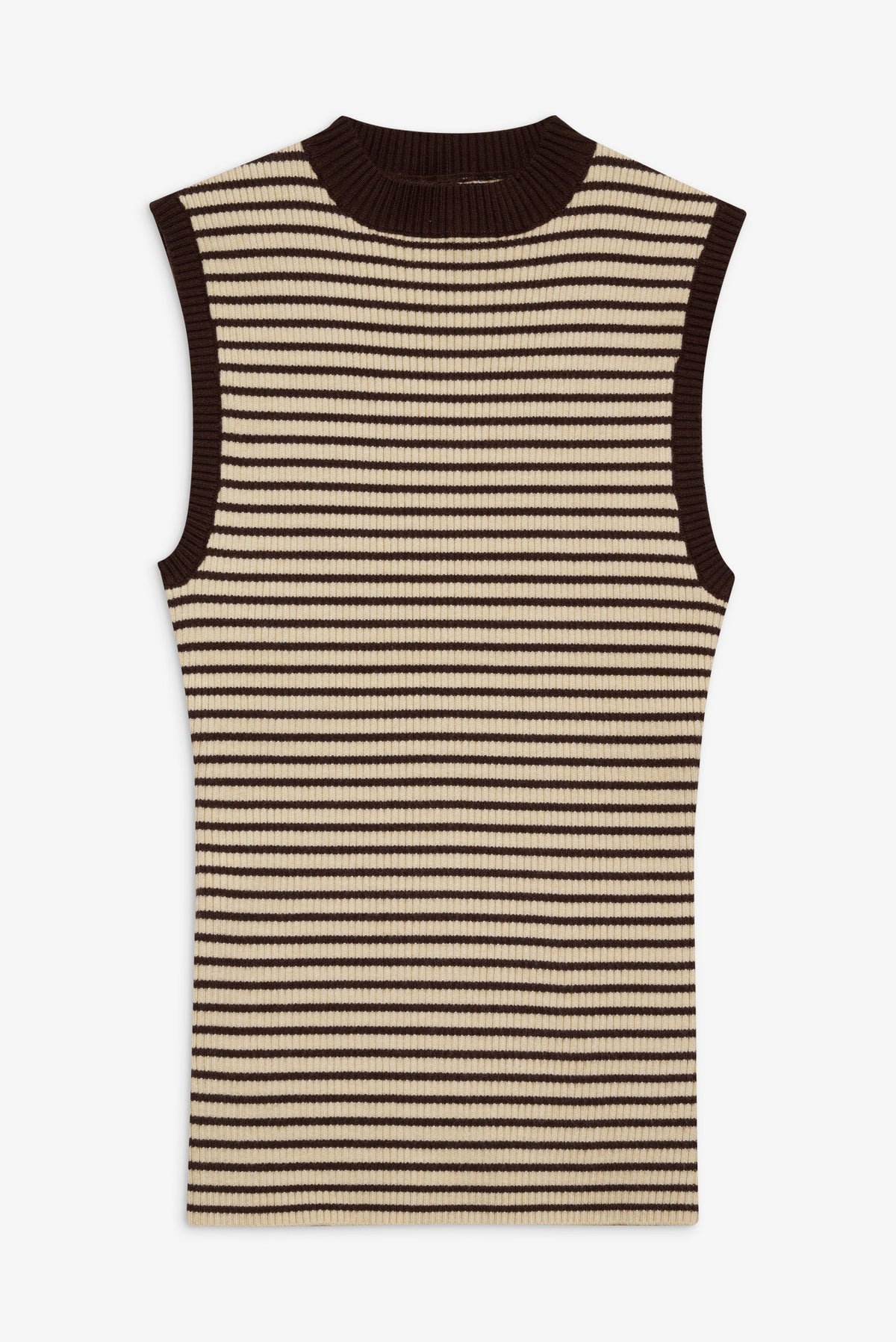 Mila Sleeveless Knit Sweater - 70s Stripe | Frankies Bikinis