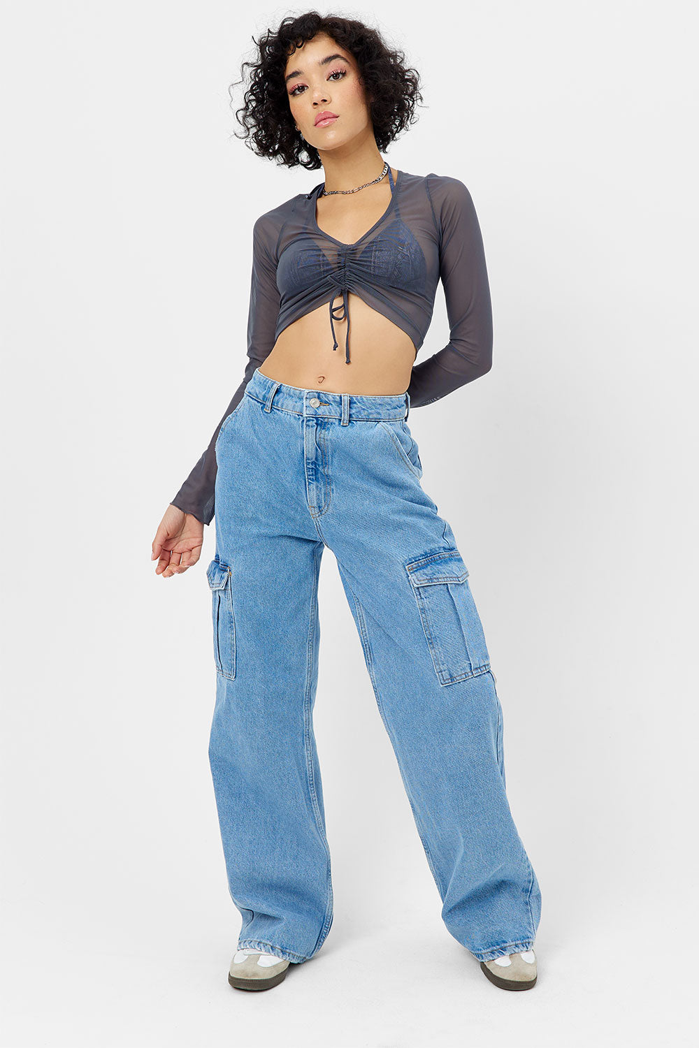 Lily Mesh Long Sleeve Shirt - Galaxy | Frankies Bikinis
