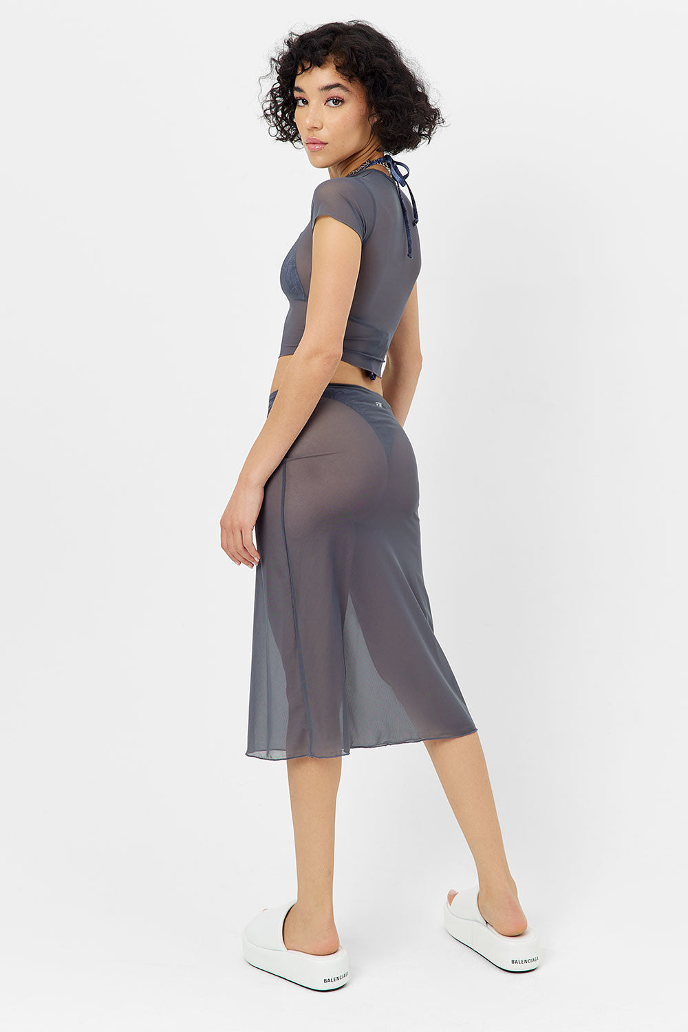 Adriana Mesh Midi Skirt - Galaxy | Frankies Bikinis