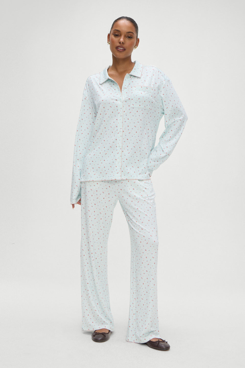 Rory Floral Sleep Pants - Malibu Meadow | Frankies Bikinis