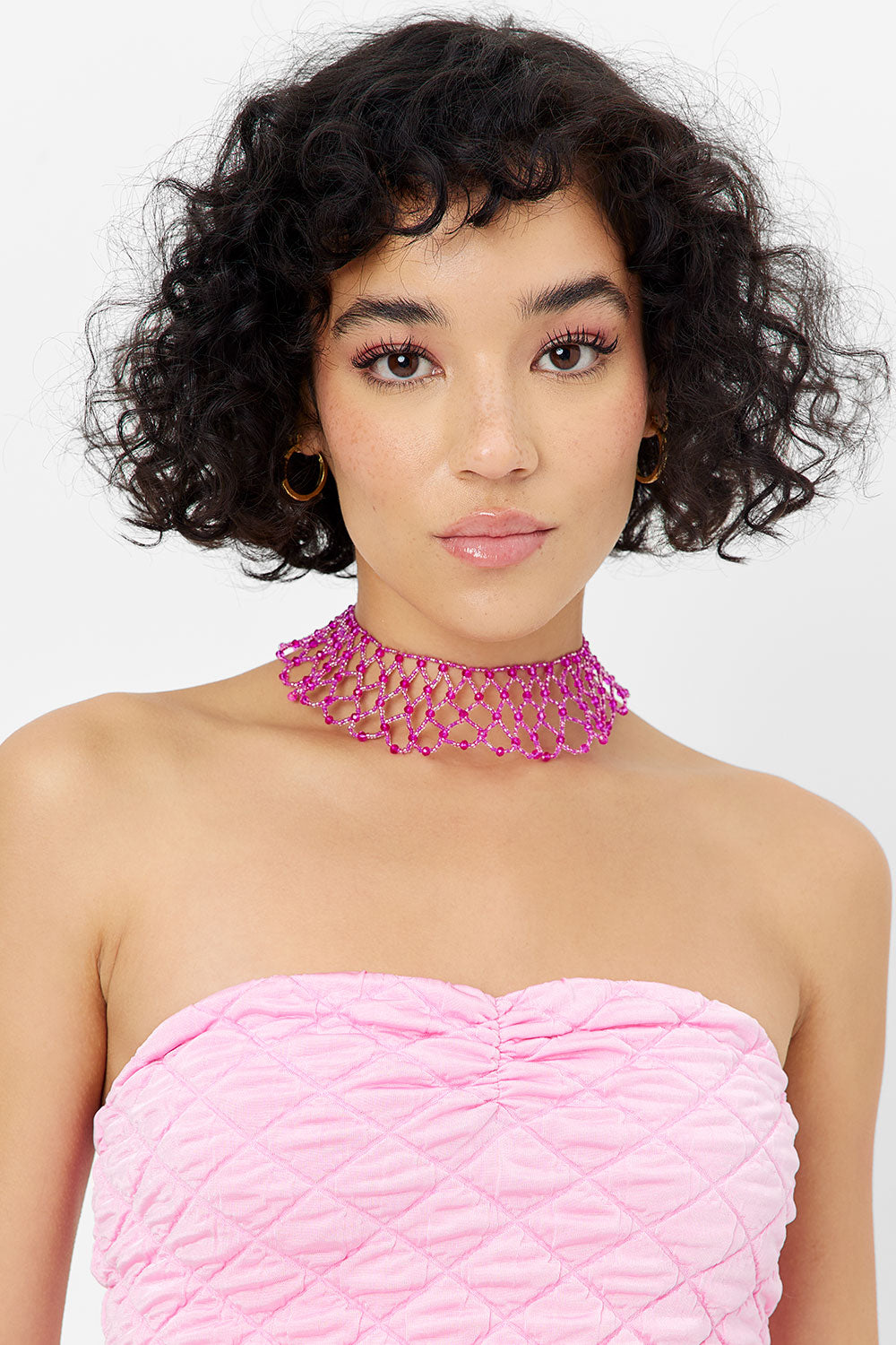 Ocean Drip Necklace - Baby Pink | Frankies Bikinis