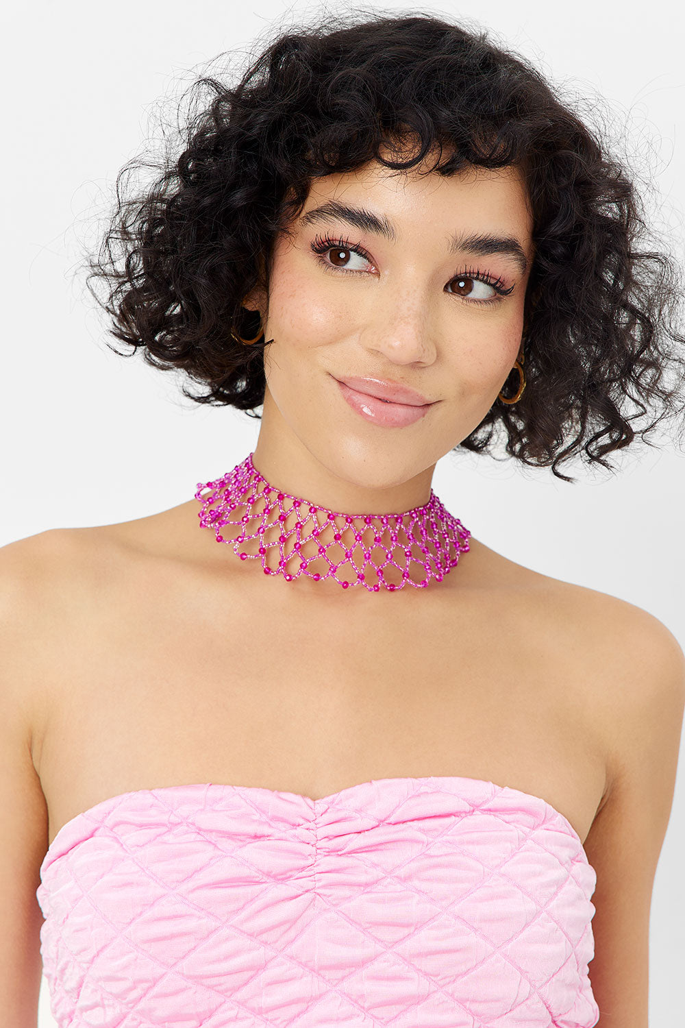 Ocean Drip Necklace - Baby Pink | Frankies Bikinis