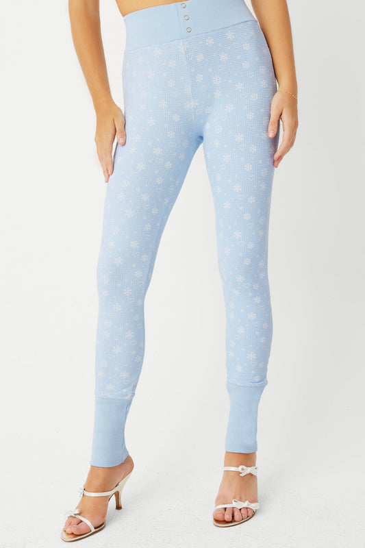Noelle Waffle Legging - Flurries | Frankies Bikinis