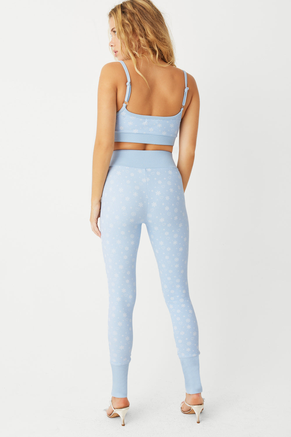 Noelle Waffle Legging - Flurries | Frankies Bikinis