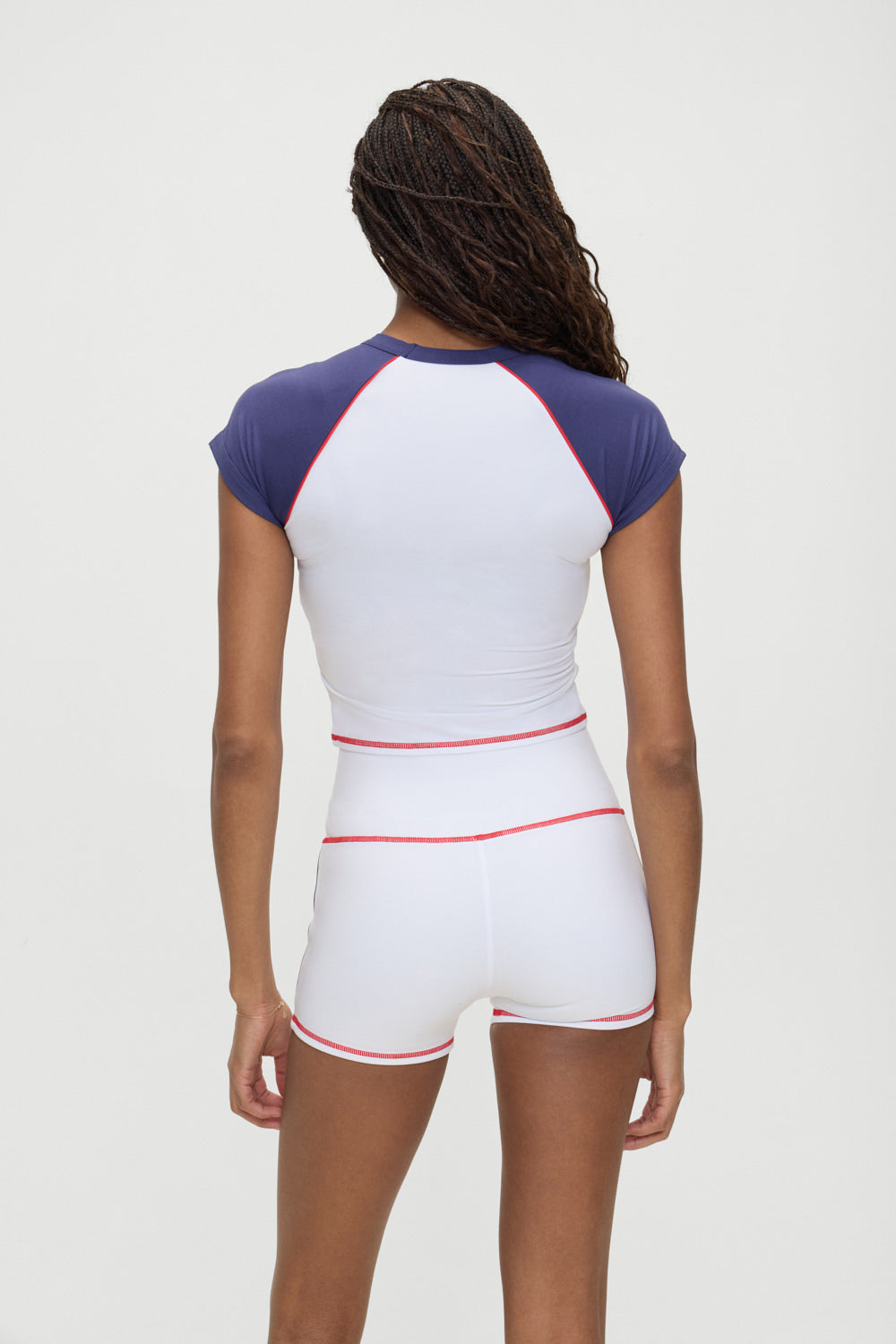 Track Star Cropped Tee - Team Colors | Frankies Bikinis