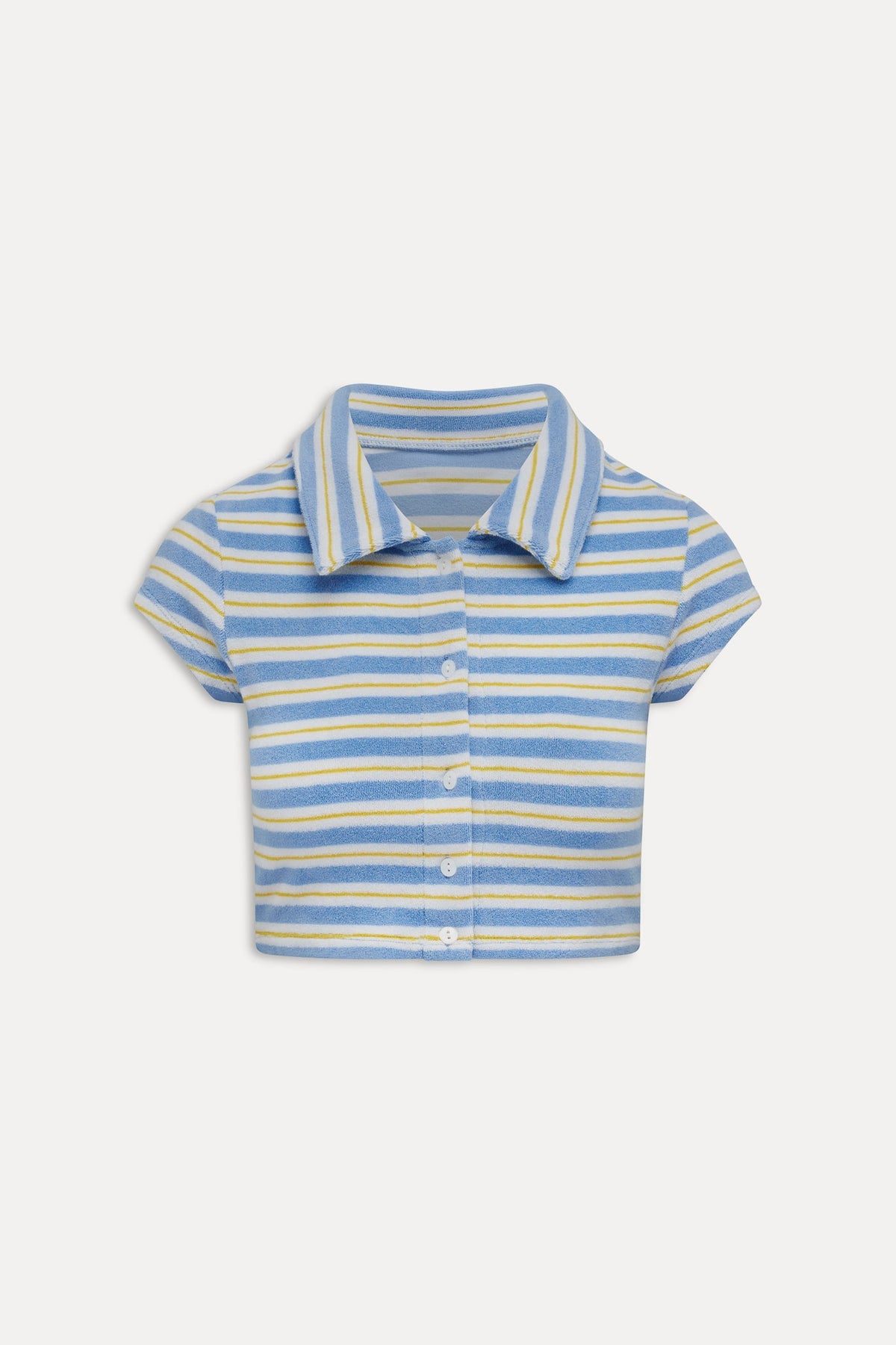 Laurel Striped Terry Cloth Shirt - Ashbury Stripe | Frankies Bikinis