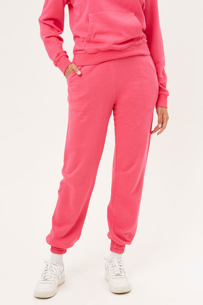 Frank Oversized Sweatpants - Rosewood | Frankies Bikinis