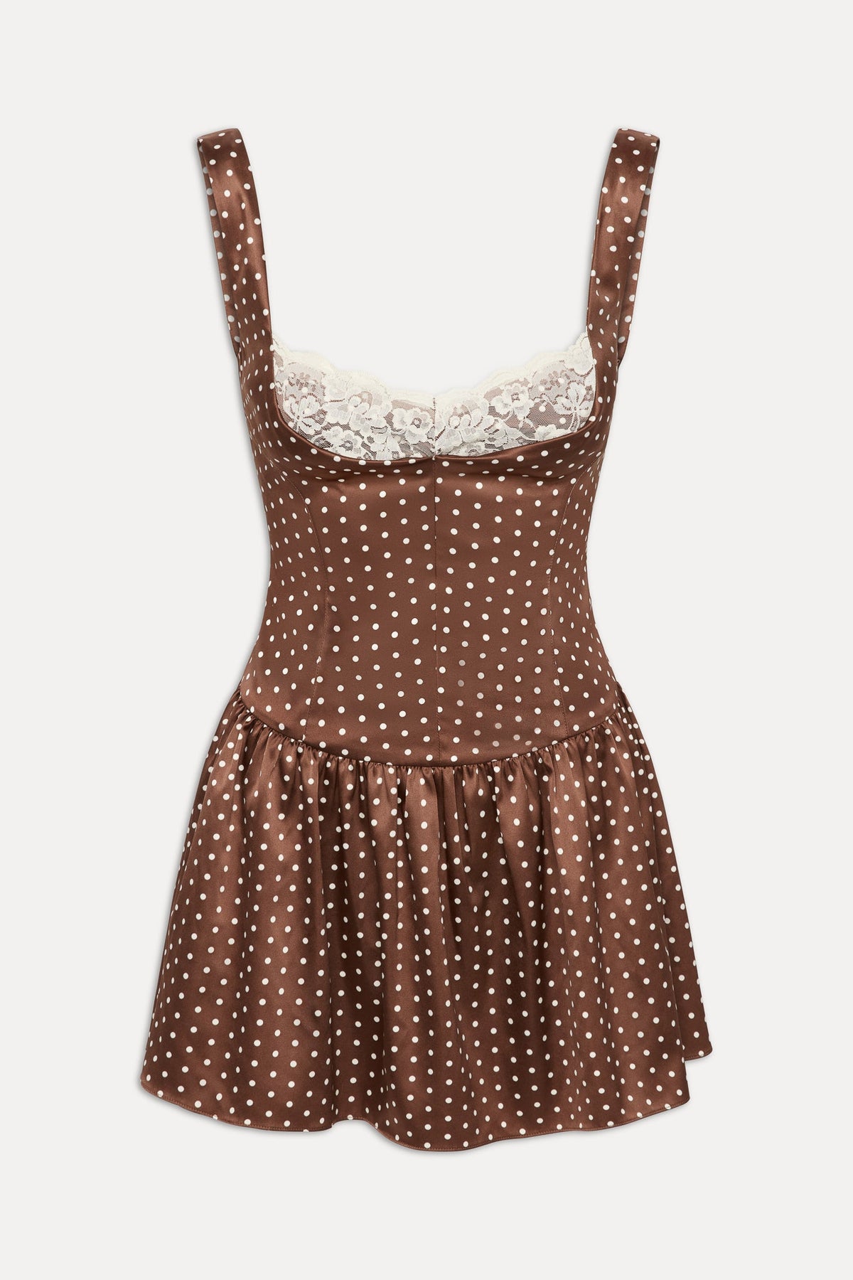 Enchantment Mini Dress - Chocolate Dot | Frankies Bikinis