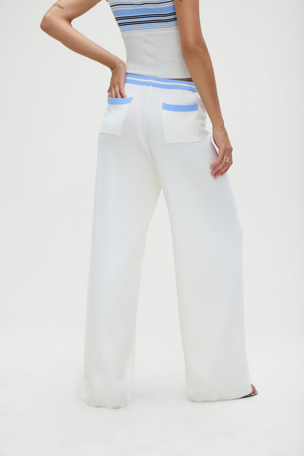 Barrymore Knit Pants - Hampton Stripe | Frankies Bikinis