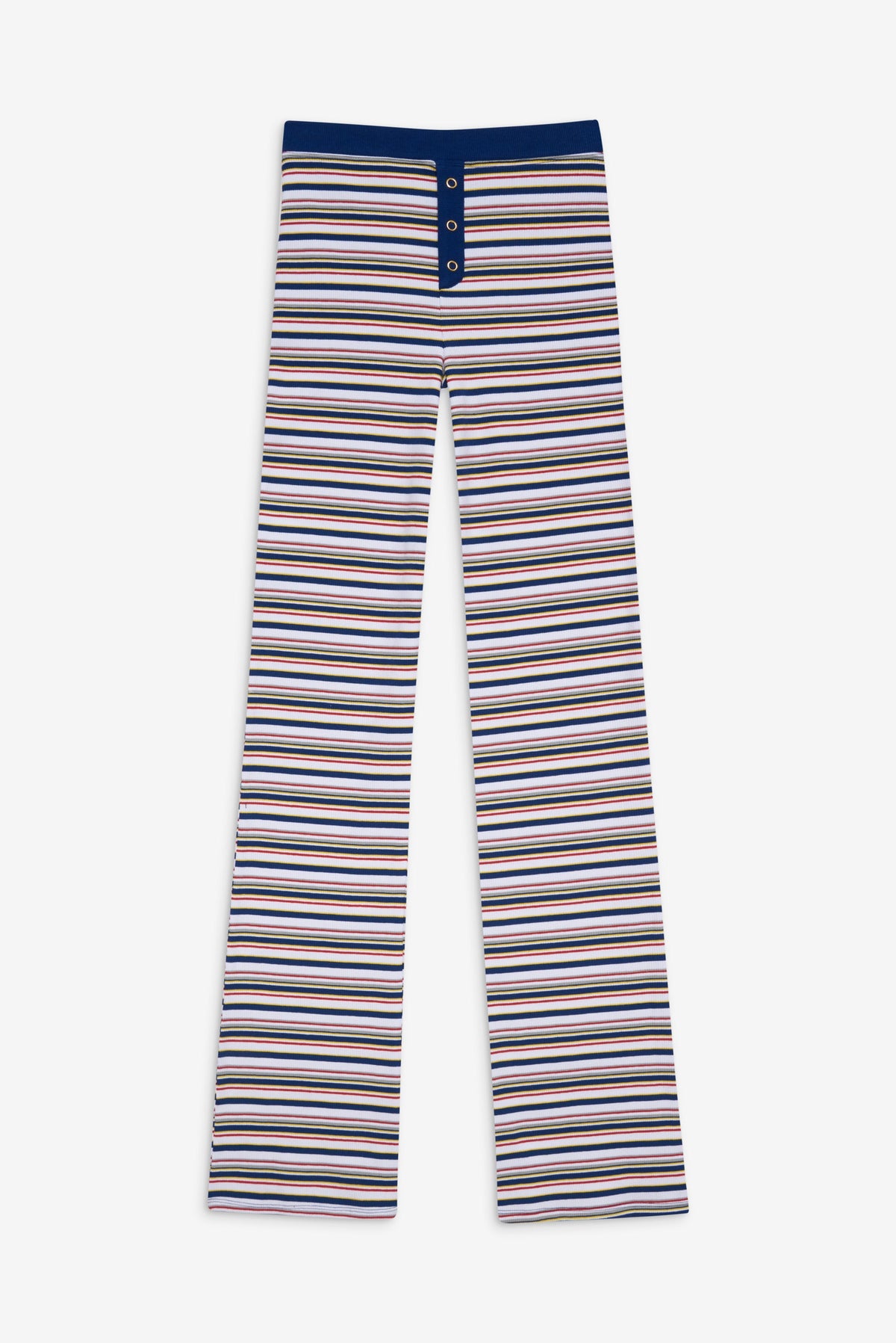 Blair Striped Cotton Pants - Love Stripe | Frankies Bikinis