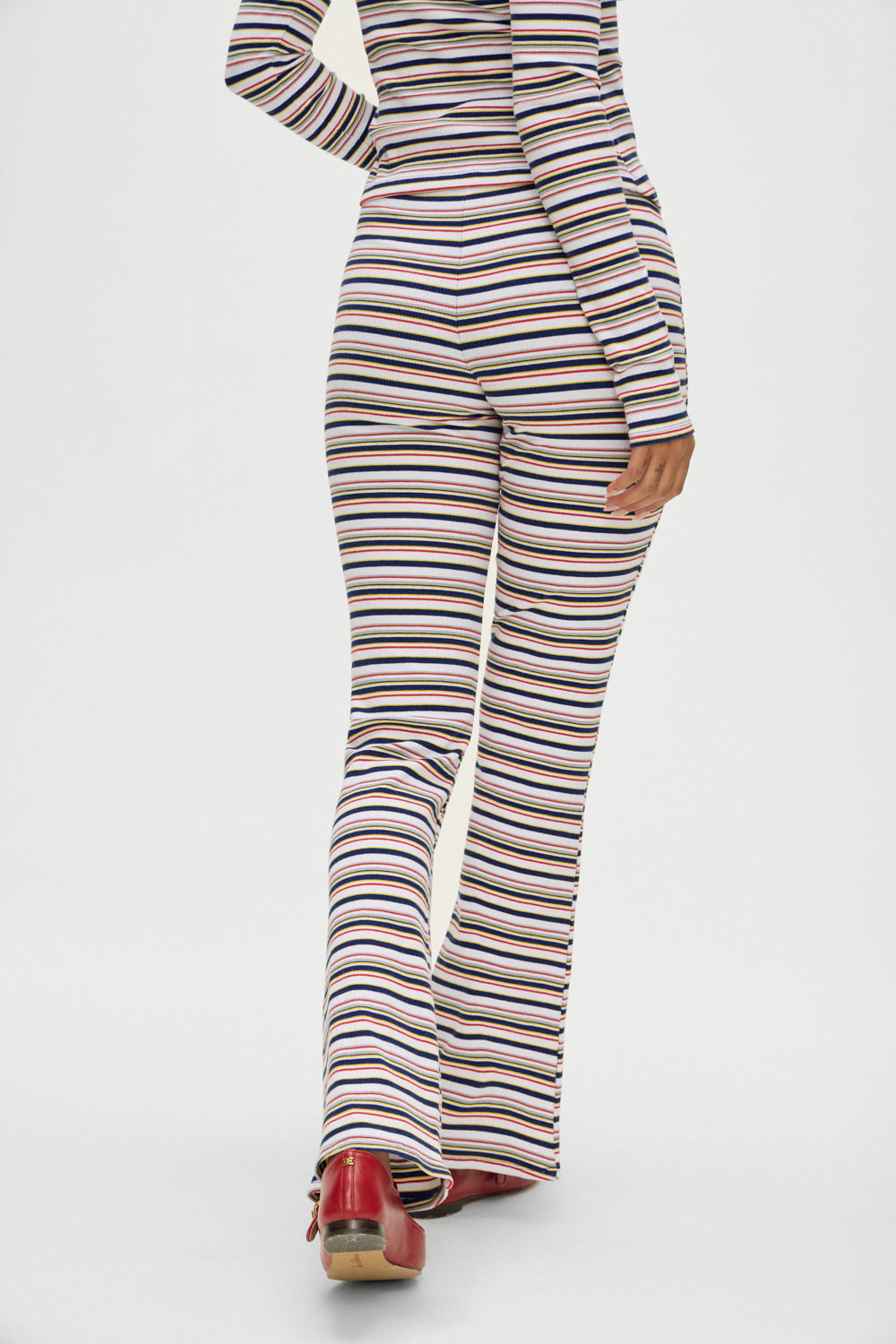 Blair Striped Cotton Pants - Love Stripe | Frankies Bikinis