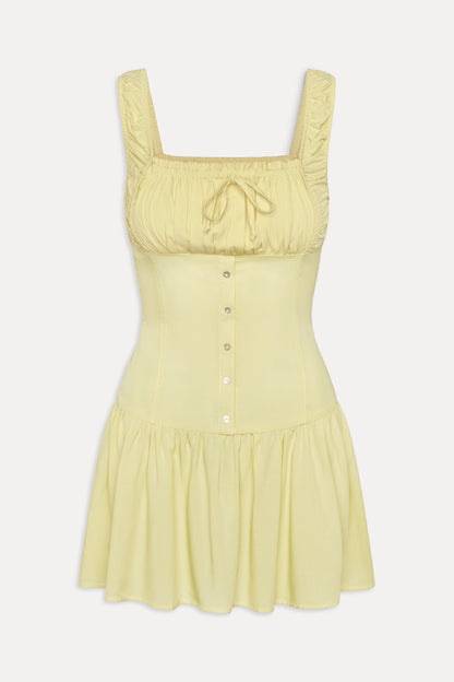 Christa Mini Dress - Sunflower | Frankies Bikinis