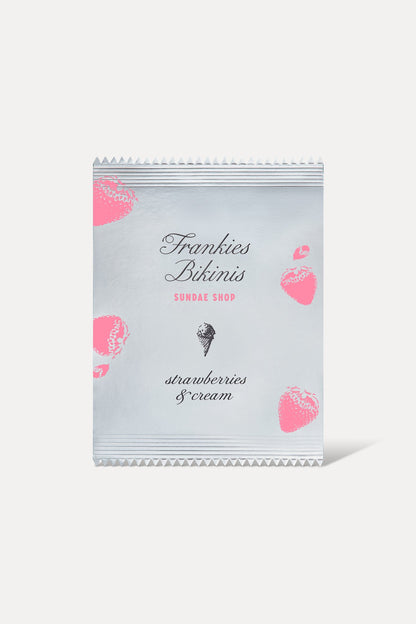 Destiny Knit Tube Top - Strawberries & Cream | Frankies Bikinis