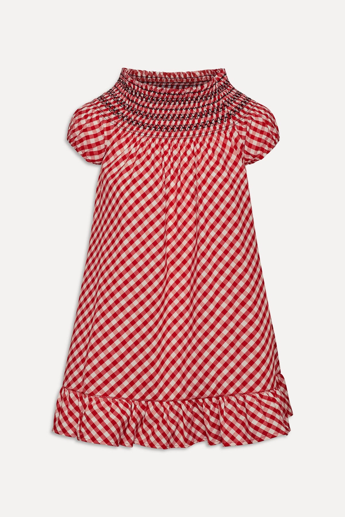 Ruby Gingham Babydoll Dress - Cherry Picnic | Frankies Bikinis