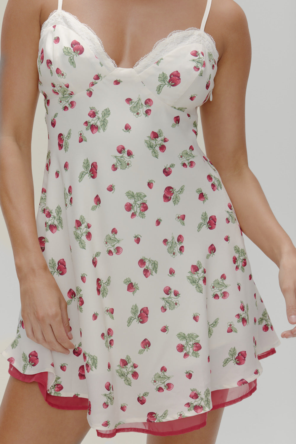 Kenley Mini Dress - Strawberry Field | Frankies Bikinis