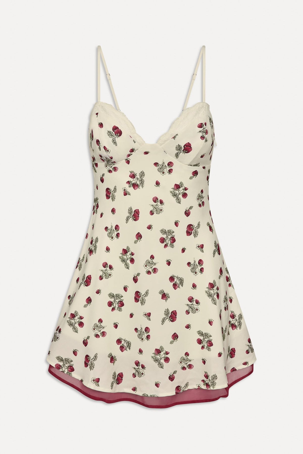 Kenley Mini Dress - Strawberry Field | Frankies Bikinis