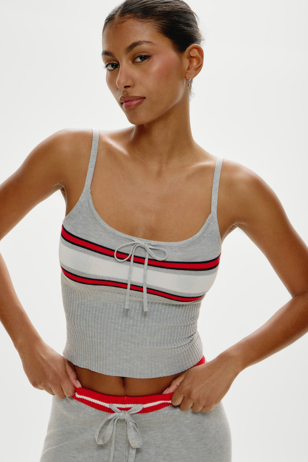 Barrymore Knit Tank Top - Mochi Stripe | Frankies Bikinis