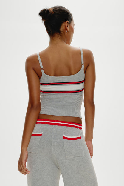 Barrymore Knit Tank Top - Mochi Stripe | Frankies Bikinis