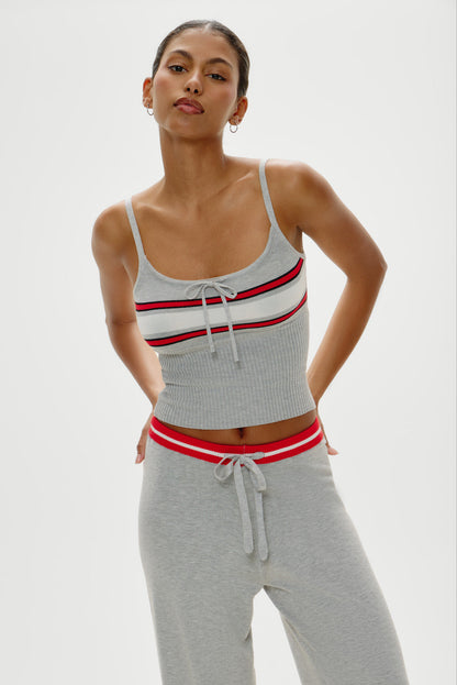 Barrymore Knit Tank Top - Mochi Stripe | Frankies Bikinis